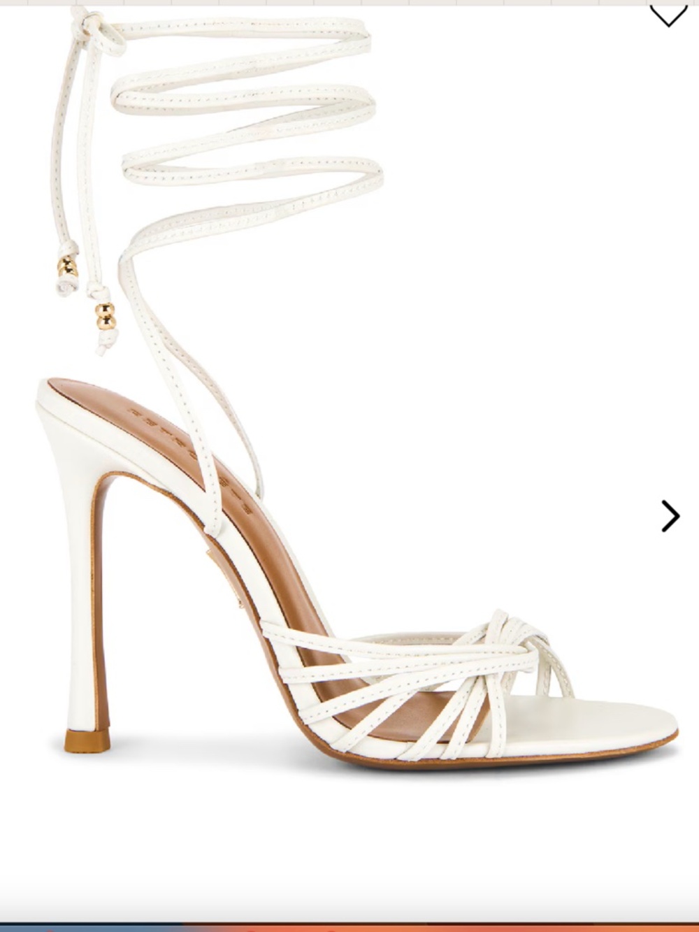 White Retrofete Lucio Heels